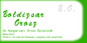 boldizsar orosz business card